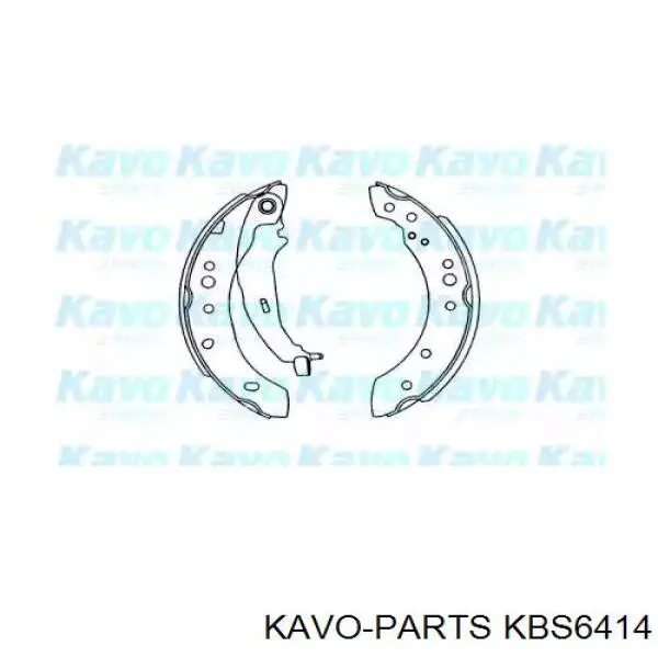 Колодки тормозные задние барабанные Kavo Parts KBS6414