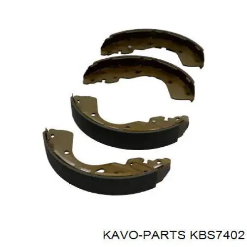 Zapatas de frenos de tambor traseras KBS7402 Kavo Parts