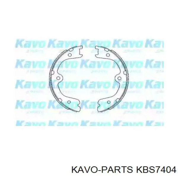 Колодки ручника (стояночного тормоза) Kavo Parts KBS7404