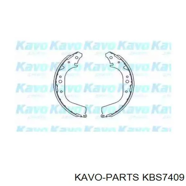 Задние барабанные колодки KBS7409 Kavo Parts