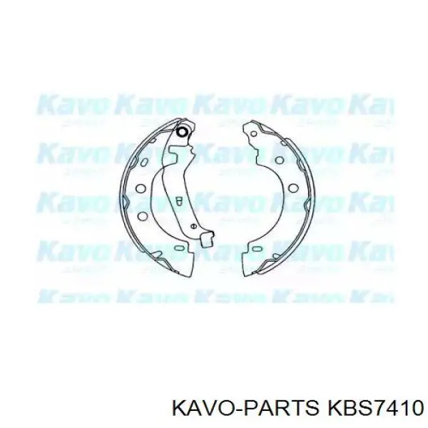 Купить KBS7410 Kavo Parts Задние барабанные тормозные колодки