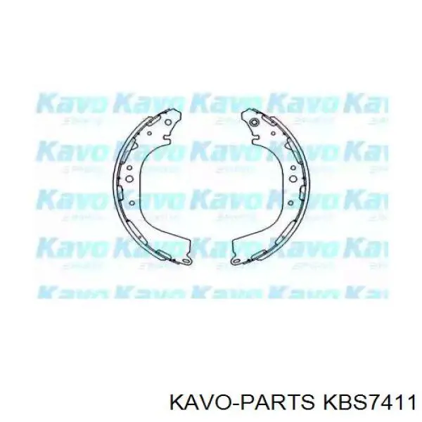 Задние барабанные колодки KBS7411 Kavo Parts