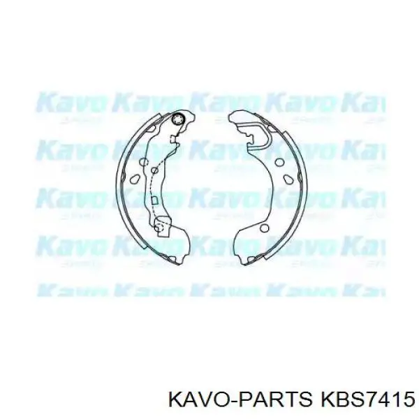 Задние барабанные колодки KBS7415 Kavo Parts