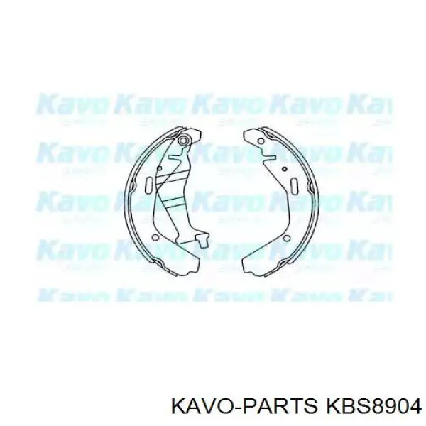 Задние барабанные колодки KBS8904 Kavo Parts