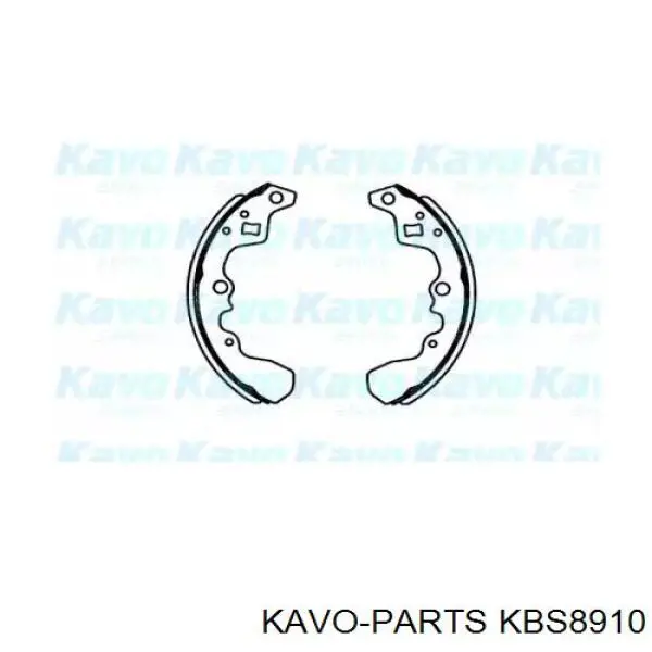 KBS8910 Kavo Parts задние барабанные колодки