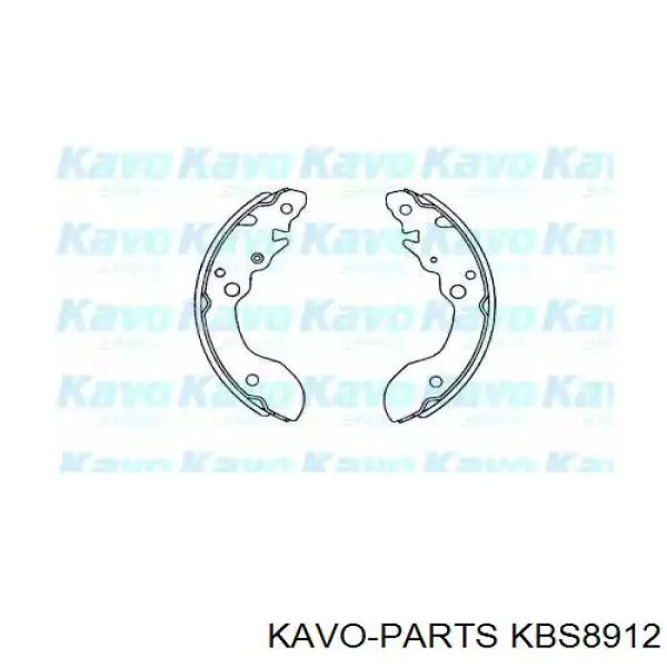 Задние барабанные колодки KBS8912 Kavo Parts