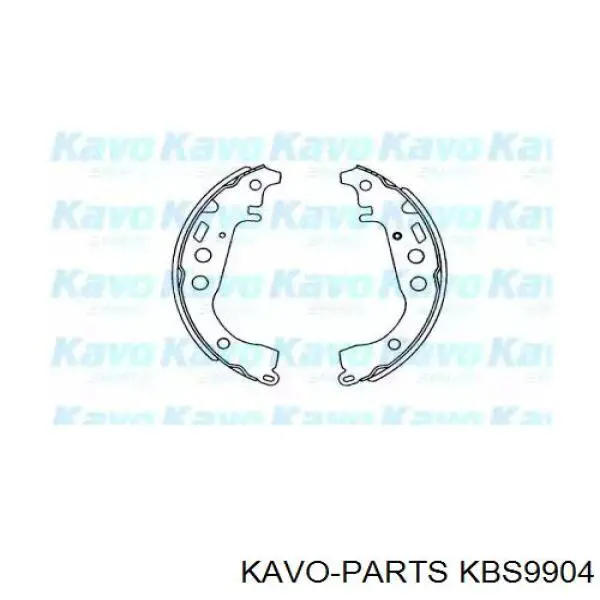 Колодки тормозные задние барабанные Kavo Parts KBS9904