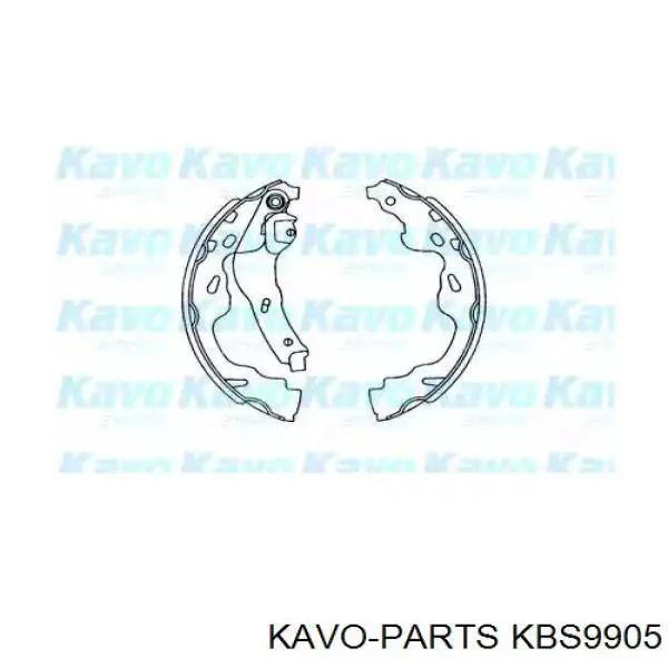 KBS-9905 Kavo Parts задние барабанные колодки