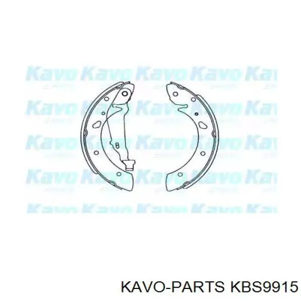 KBS9915 Kavo Parts задние барабанные колодки