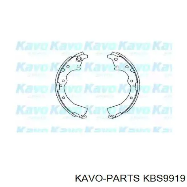KBS9919 Kavo Parts задние барабанные колодки