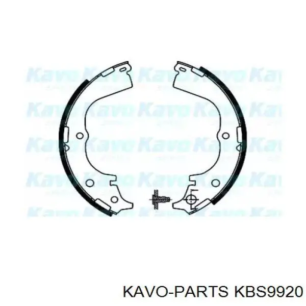 KBS-9920 Kavo Parts задние барабанные колодки