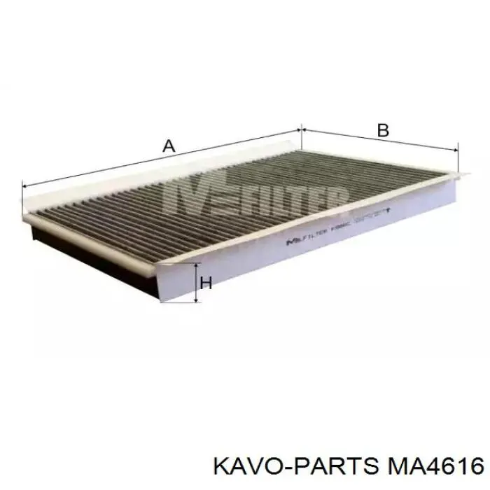 MA4616 Kavo Parts Воздушный фильтр двигателя