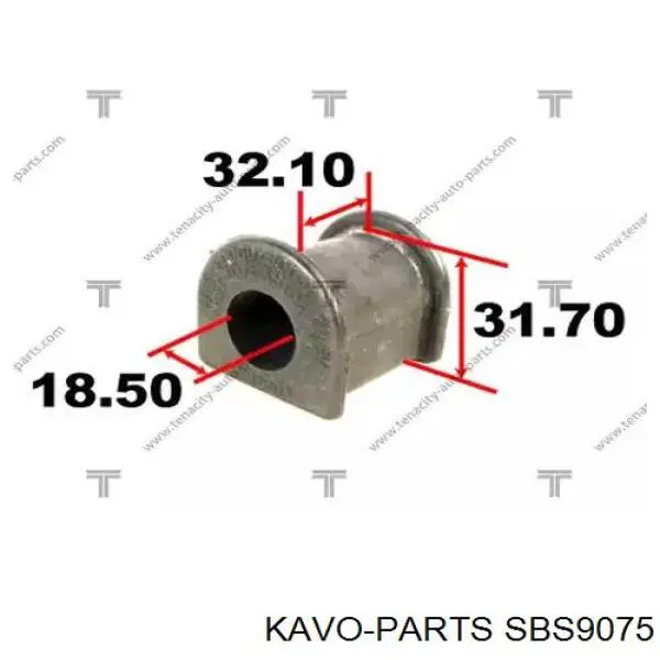 Резинка заднего стабилизатора Kavo Parts SBS9075 цена, от 2.88 USD