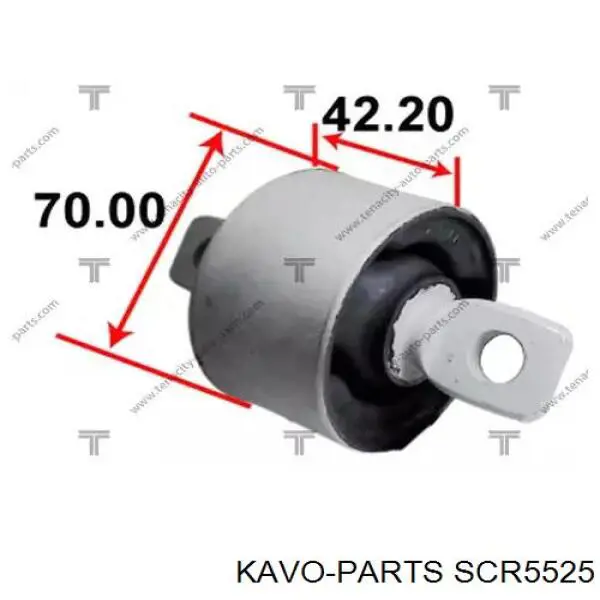 Сайлентблок заднего продольного рычага, передний Kavo Parts SCR5525 цена, от 17.11 USD