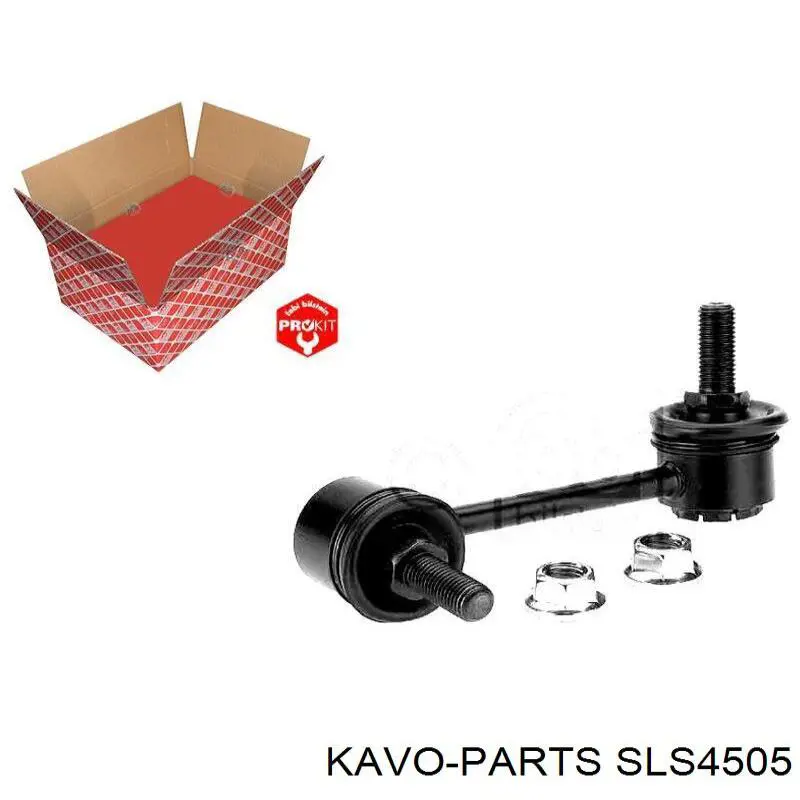 Стойка стабилизатора, переднего, левая Kavo Parts SLS4505
