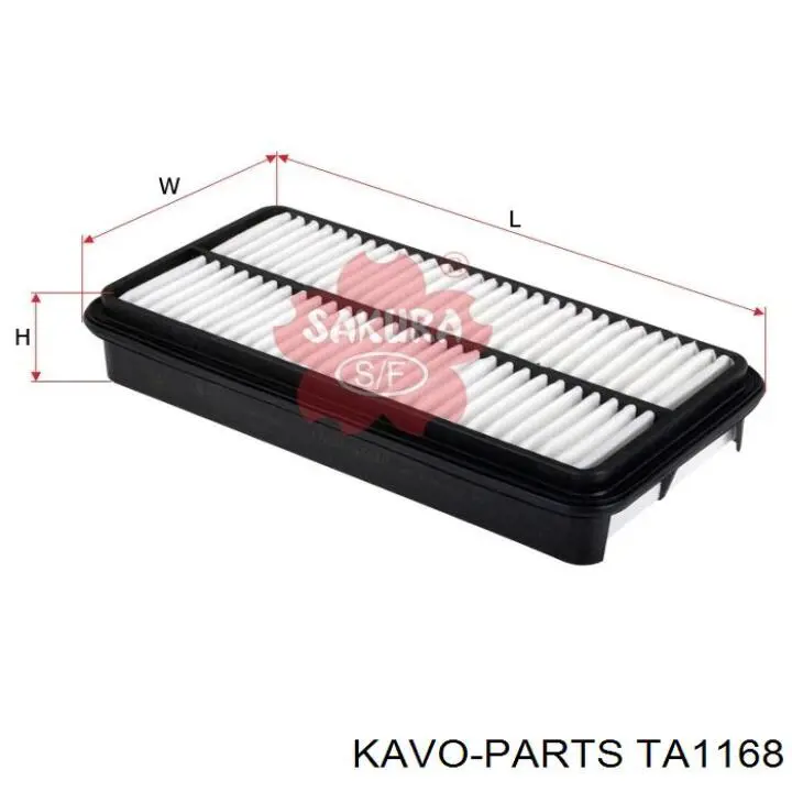TA-1168 Kavo Parts воздушный фильтр