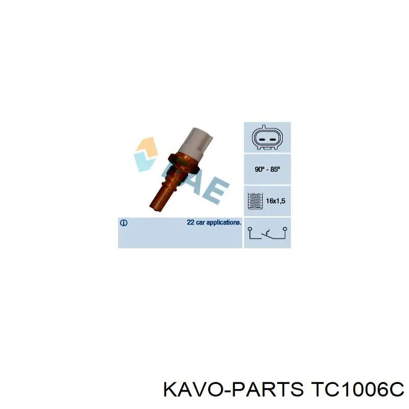 Фильтр воздушный отопителя Kavo Parts TC1006C цена, от 7.50 USD