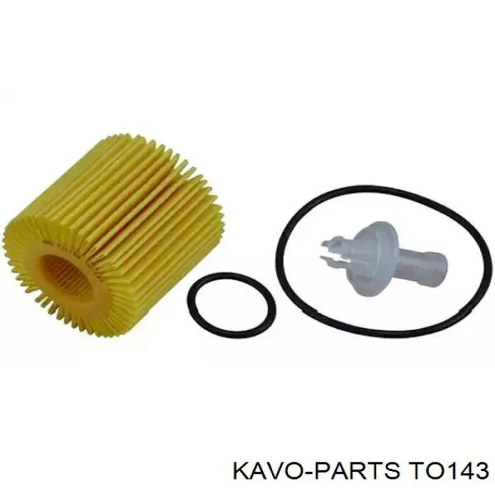 TO-143 Kavo Parts filtro de óleo