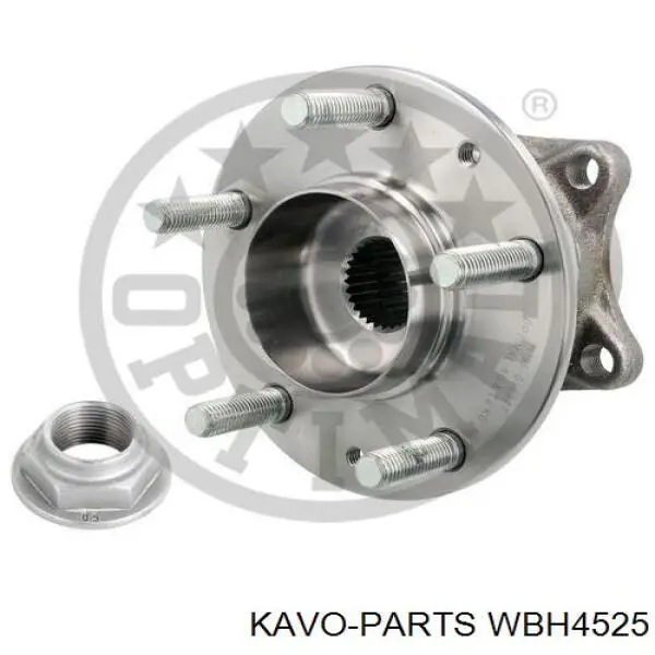 Ступицы задних колес Kavo Parts WBH4525 цена, от 68.56 USD