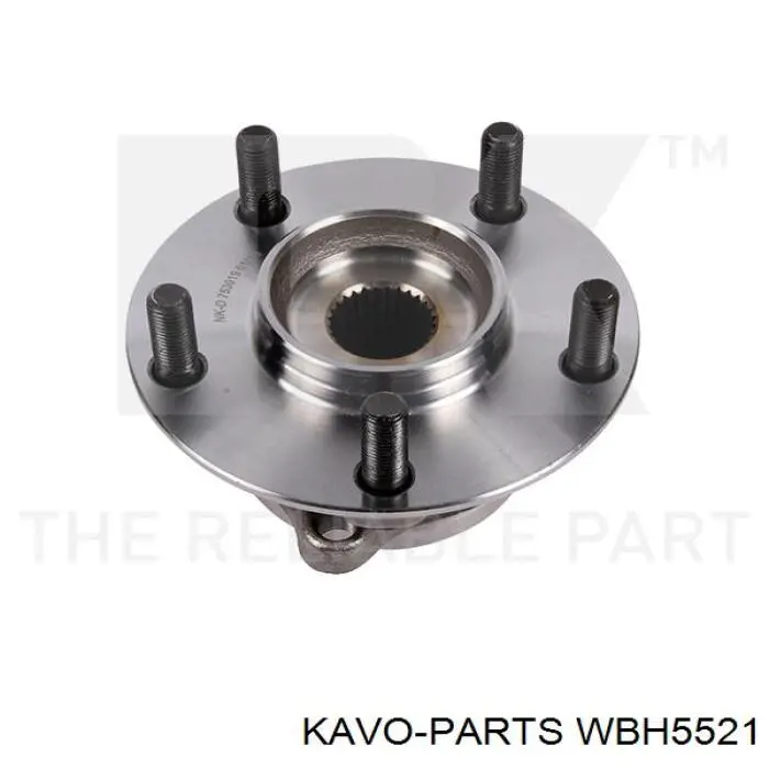 WBH5521 Kavo Parts Ступица колеса передняя