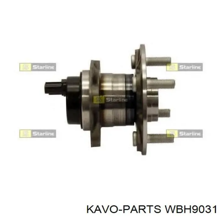 WBH9031 Kavo Parts Ступица задняя
