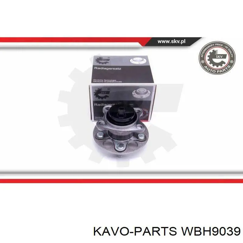 Купить WBH9039 Kavo Parts Задняя шпиндель