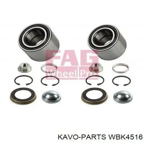 Подшипники задней ступицы Kavo Parts WBK4516 цена, от 16.55 USD