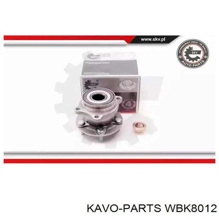 Ступица заднего колеса Kavo Parts WBK8012