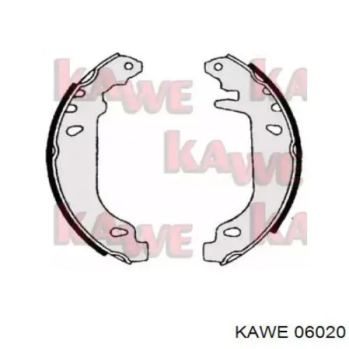 Задние барабанные колодки BC06020 Starline