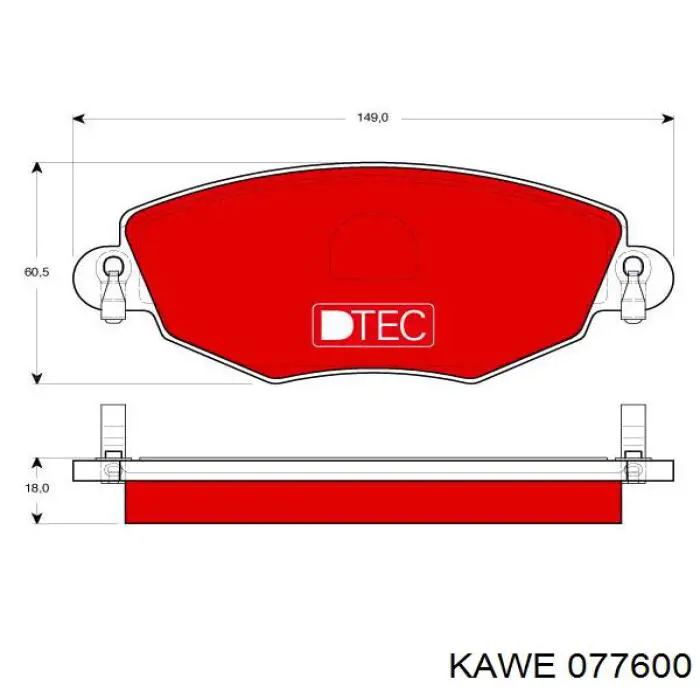 Купить 6002175 Kraft Колодки тормозные