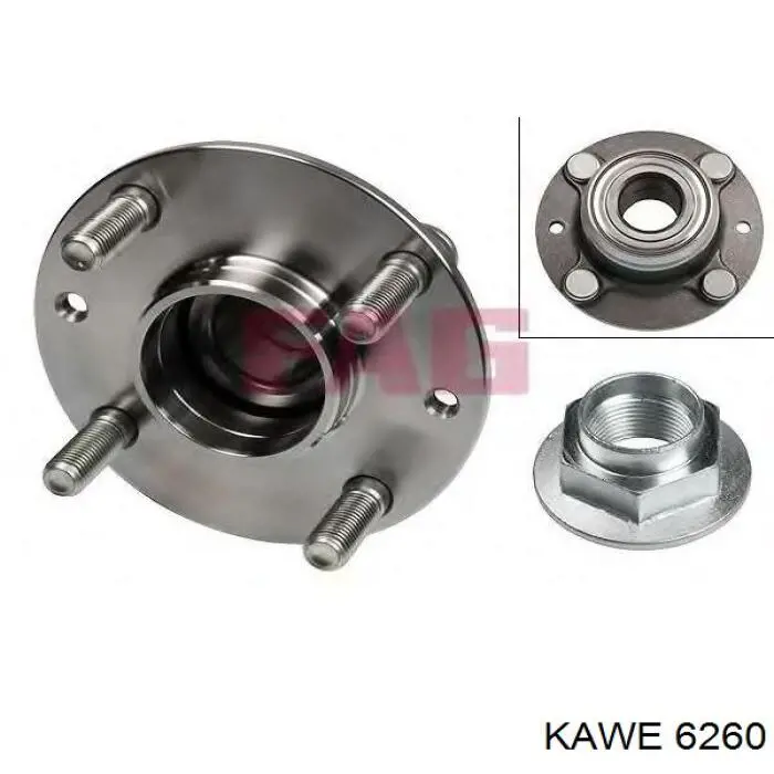 Корзина диска сцепления Kawe 6260