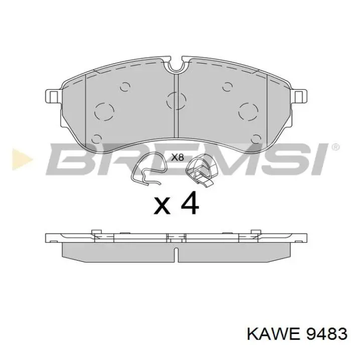Купить 9483 Kawe Подшипник включения сцепления