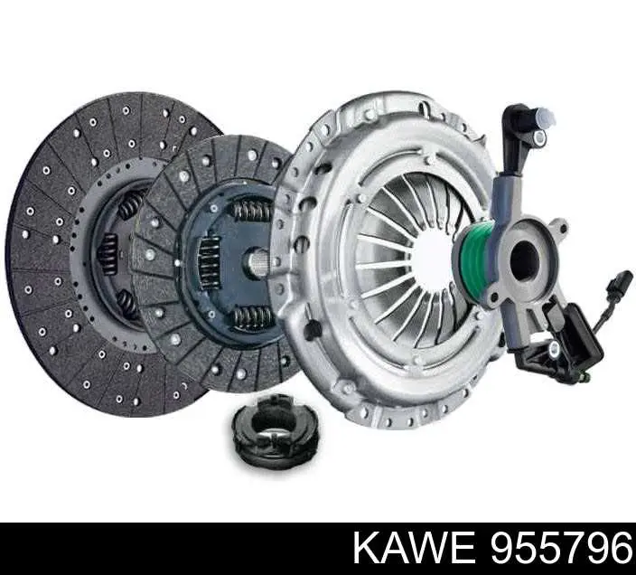 955796 Kawe kit de embraiagem (3 peças)