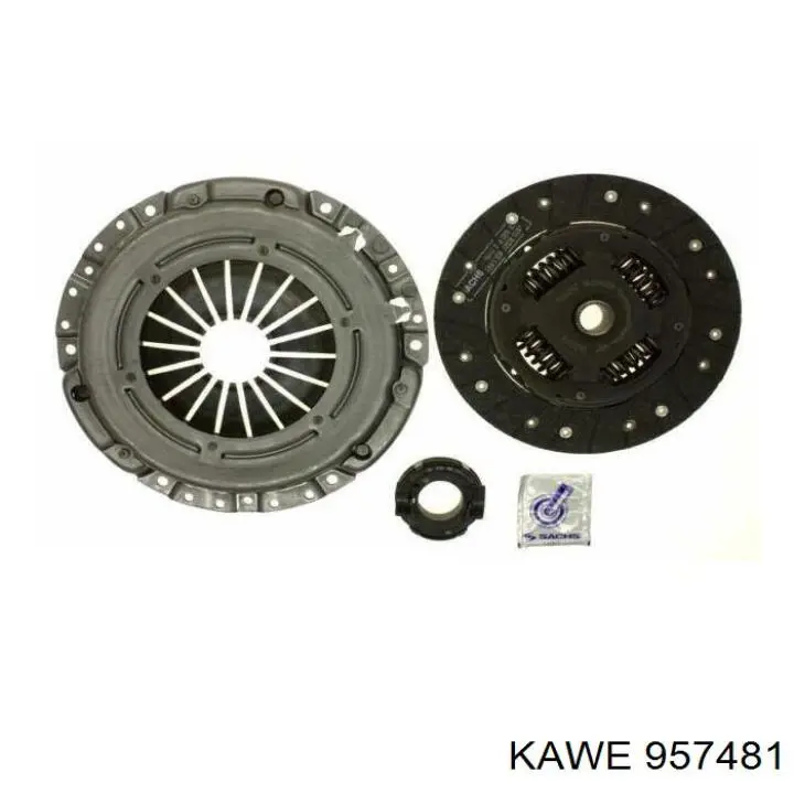 Комплект сцепления (3 части) Kawe 957481 цена, от 103.44 USD