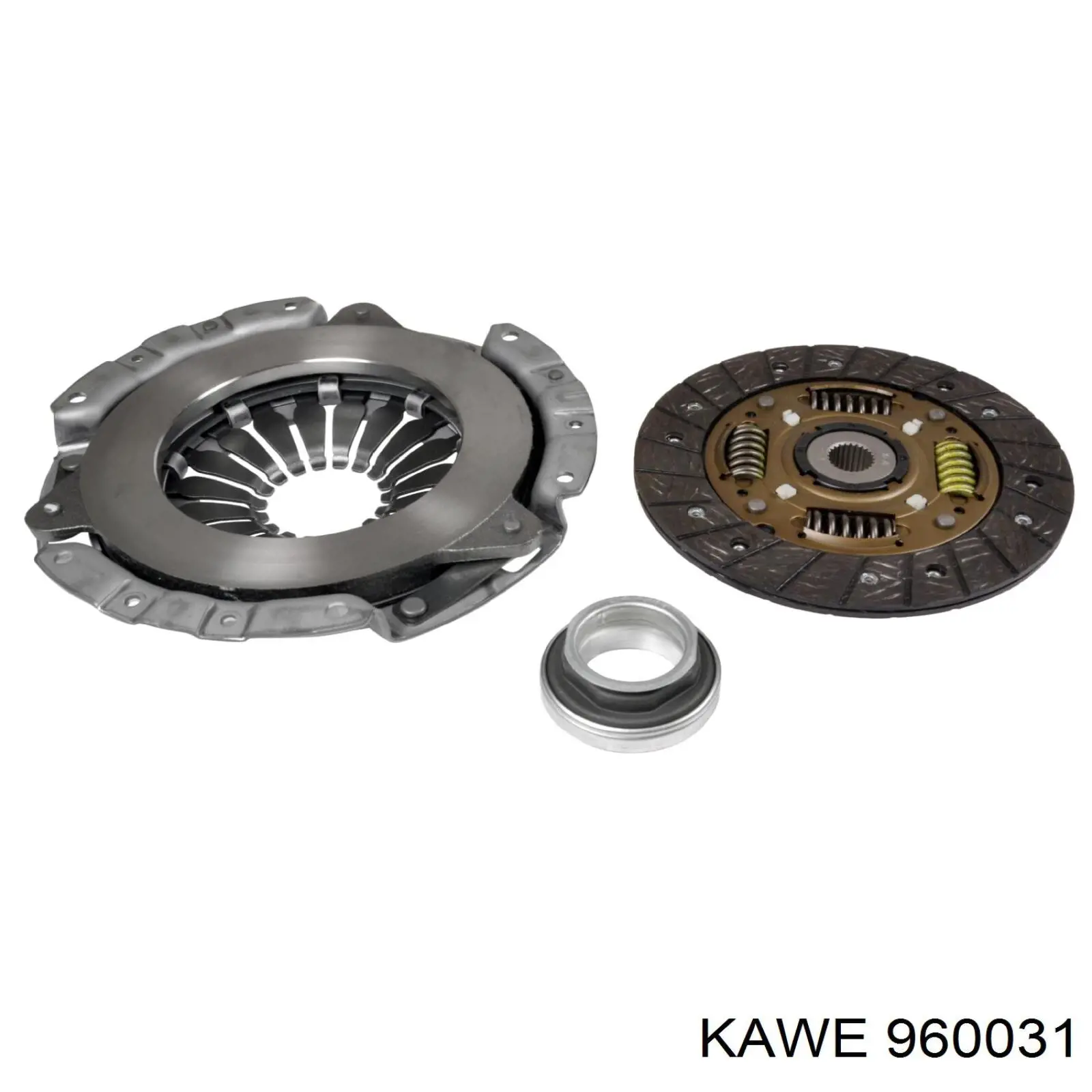 Kit de embrague (3 partes) 960031 Kawe