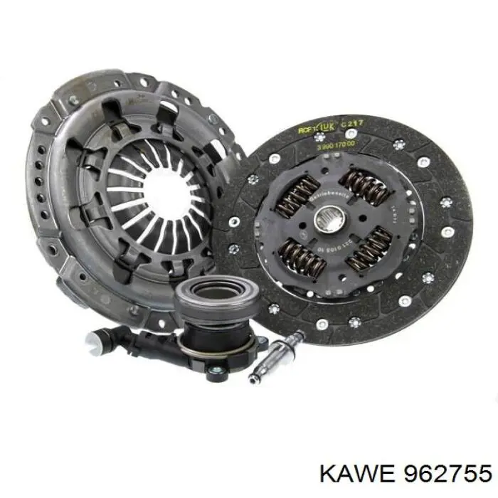 Комплект сцепления (3 части) Rymec JT1722 цена, от 163.42 USD