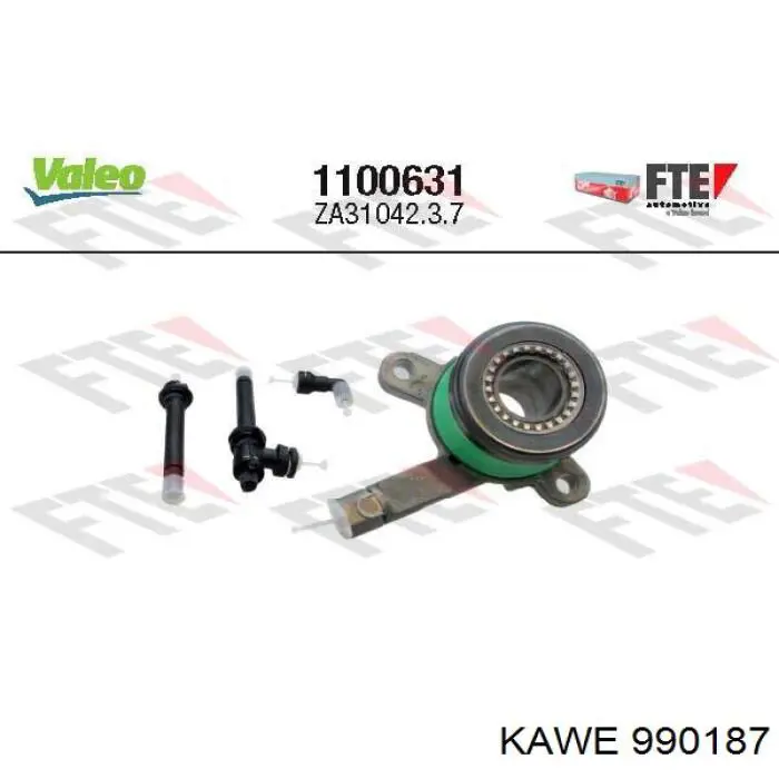 Цилиндр сцепления рабочий с выжимным подшипником Kawe 990187 цена, от 50.93 USD