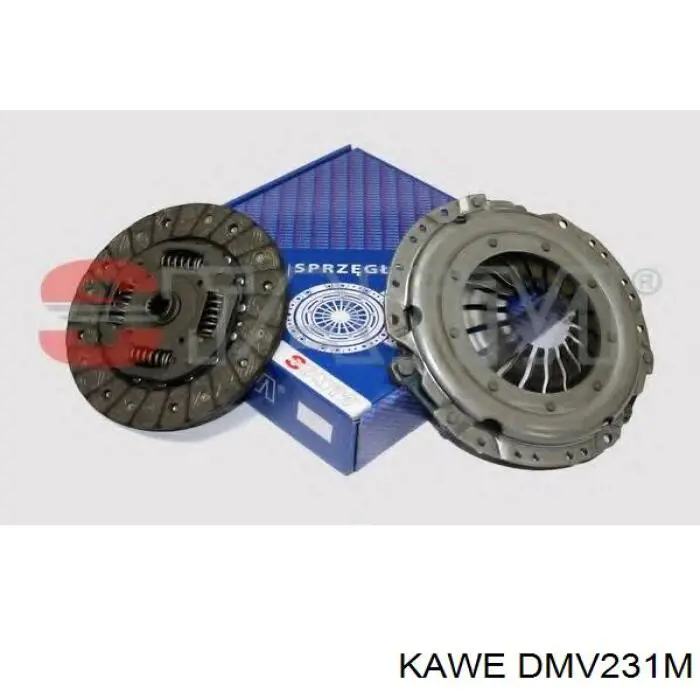 Купить DMV231M Kawe Комплект сцепления (диск, корзина, подшипник)