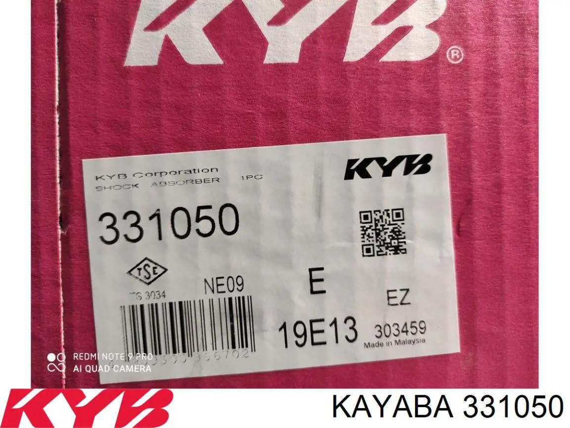 Амортизатор подвески передний левый Kayaba 331050 цена, от 105.56 USD