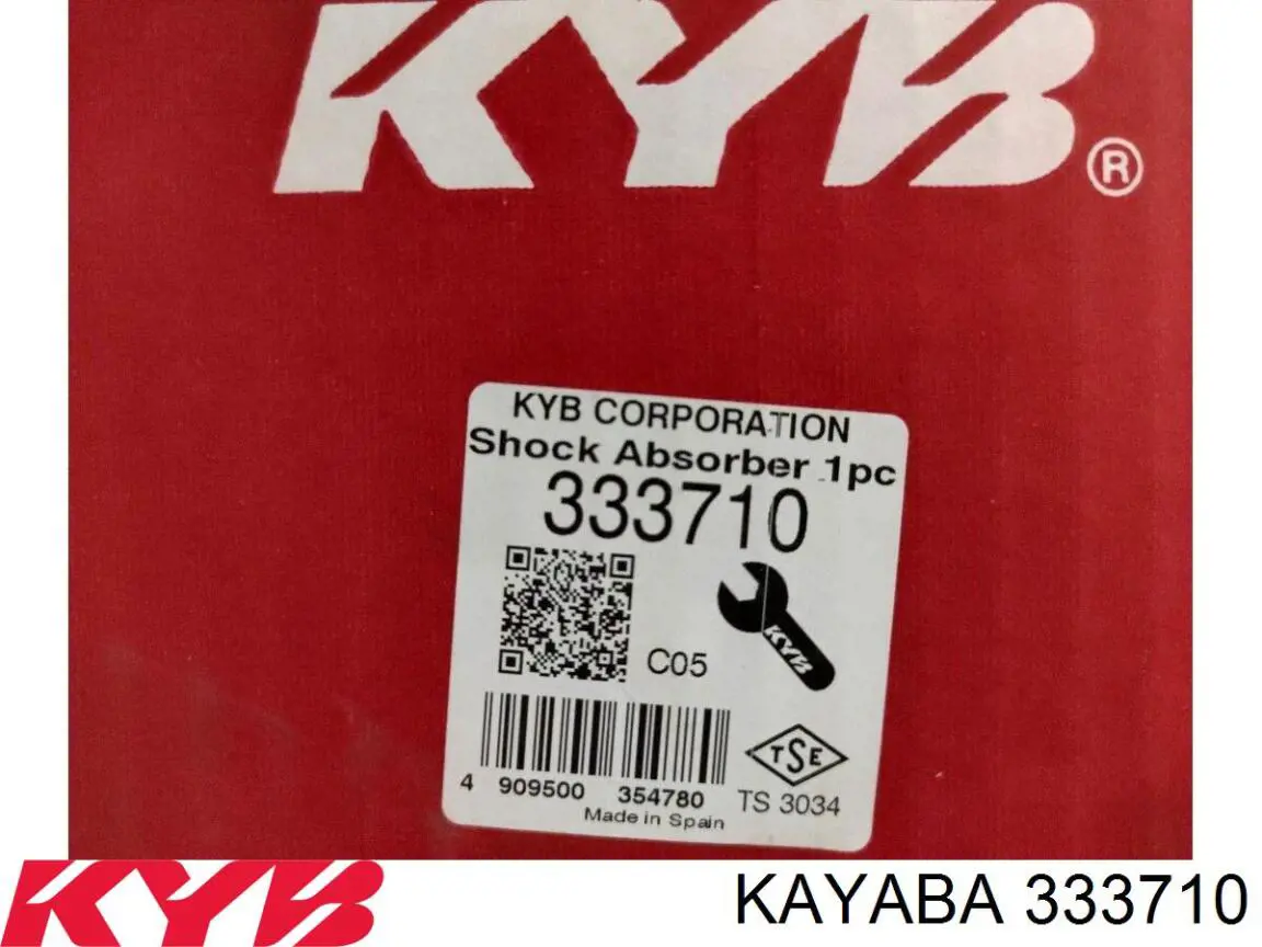 Купить 333710 Kayaba Амортизатор подвески передний левый