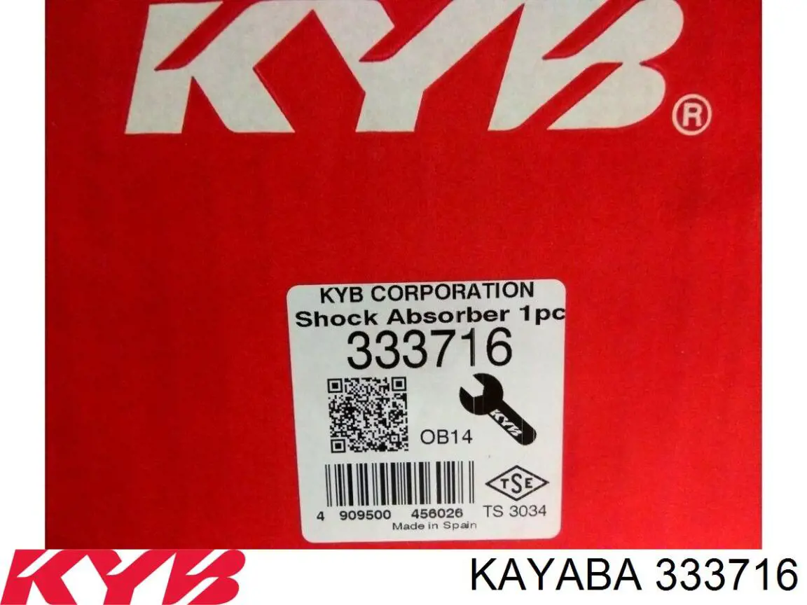 Амортизатор передней подвески левой Kayaba 333716 цена, от 74.95 USD