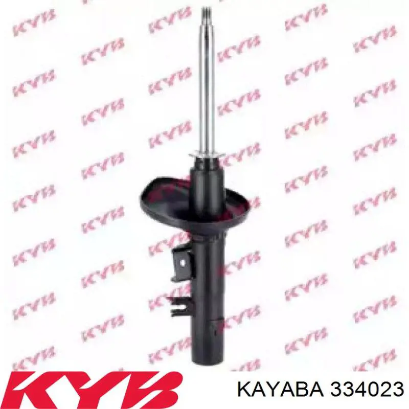 334023 Kayaba amortecedor dianteiro esquerdo