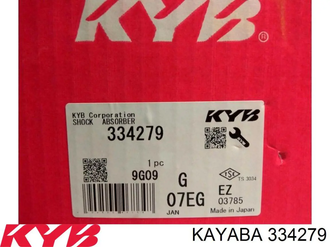 Амортизатор передний правый 334279 Kayaba