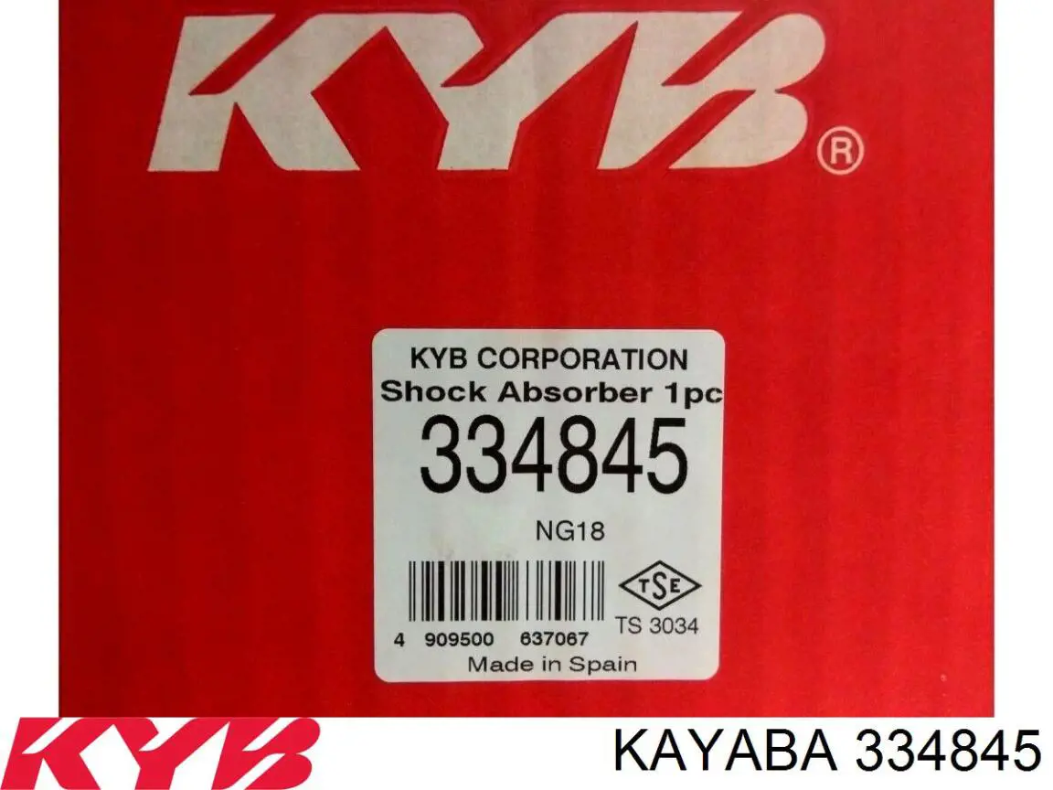 Амортизатор передней подвески левой Kayaba 334845 цена, от 76.01 USD