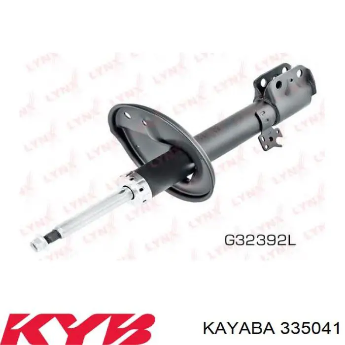Amortiguador delantero izquierdo 335041 Kayaba