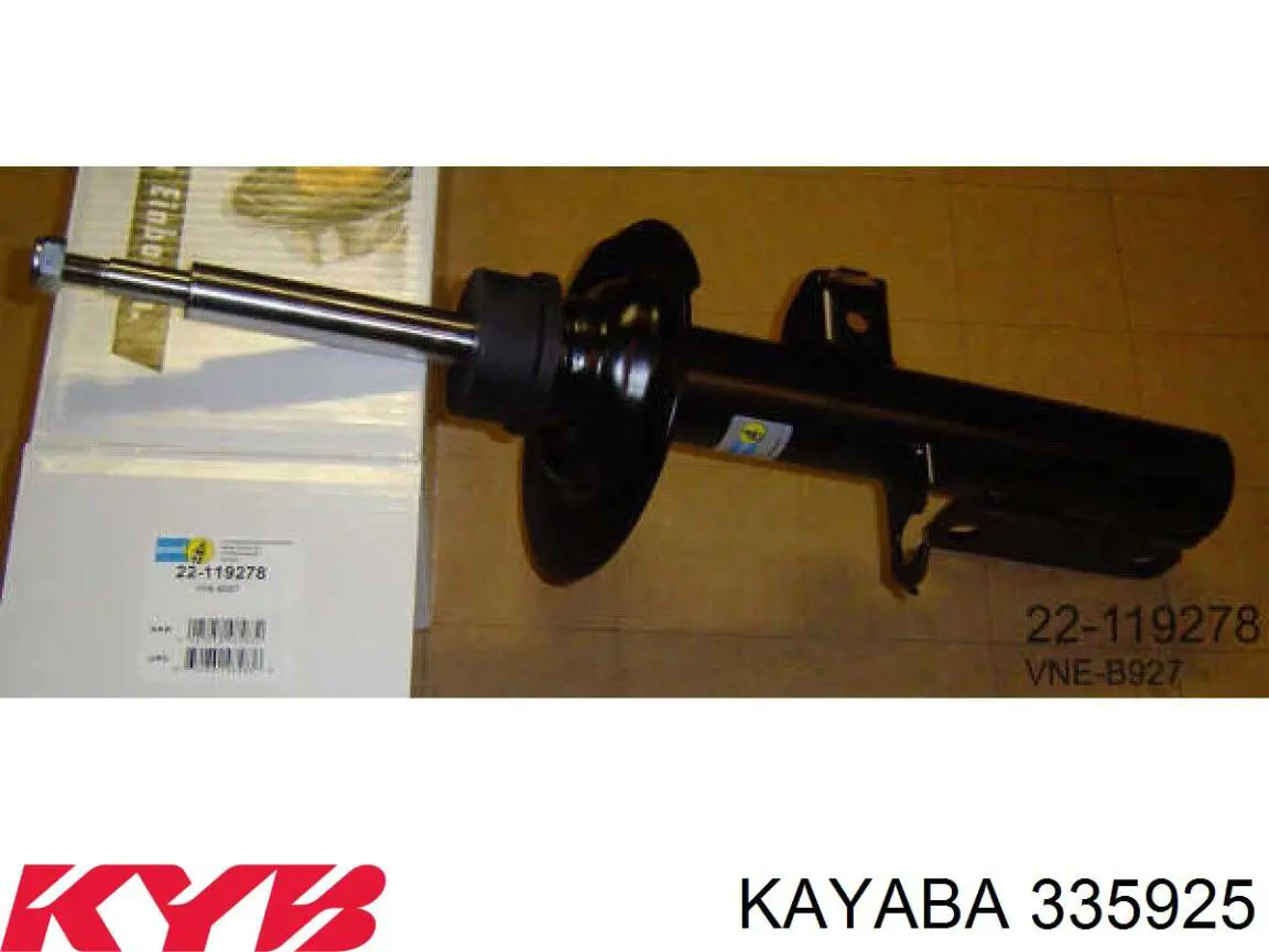 Amortiguador delantero izquierdo 335925 Kayaba