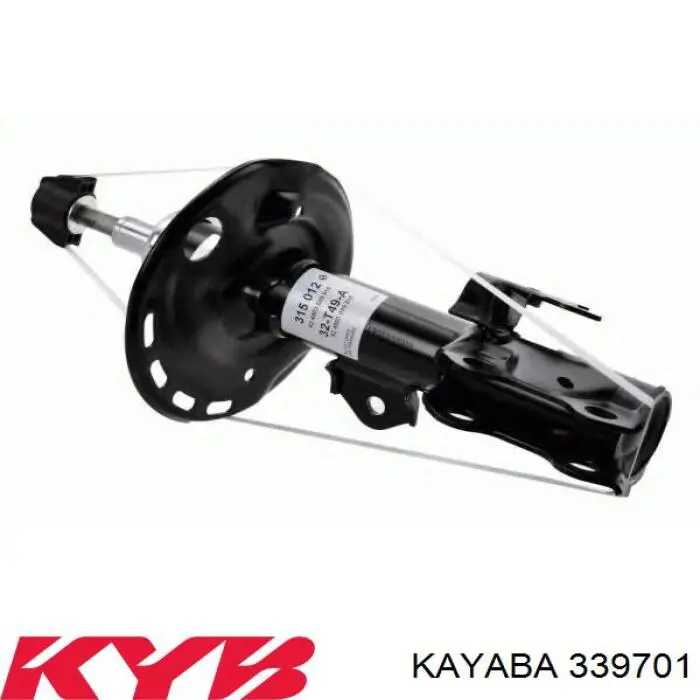 Купить 339701 Kayaba Амортизатор подвески передний левый