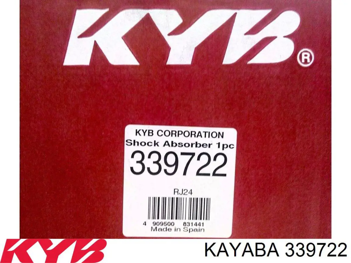 Купить 339722 Kayaba Амортизатор подвески передний правый