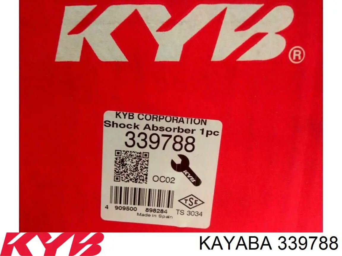 Амортизатор передний правый 339788 Kayaba