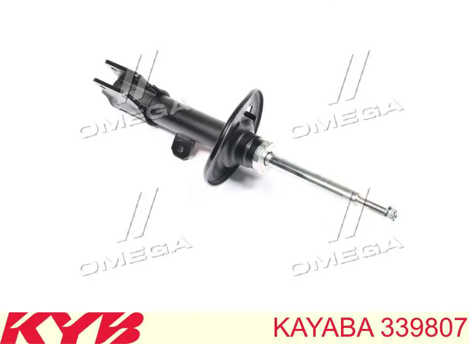 339807 Kayaba amortecedor dianteiro esquerdo